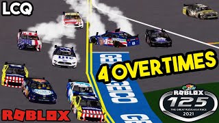 4 OVERTIMES IN THIS RACE  Roblox Daytona 125 Last Chance Qualifier [upl. by Nomaj]