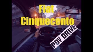 FIAT CINQUECENTO 900cc 1993 POV [upl. by Sivert]