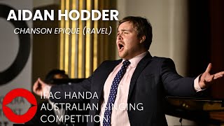 2024 Aidan Hodder Baritone SemiFinals Concert second performance Ravel [upl. by Takakura331]