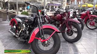 veteranen moto treffen oostende 2018 walking tour [upl. by Eemyaj]