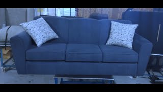 how to making sofa with foam loose back [upl. by Erie913]