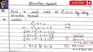 Bisection method  Bisection method in hindi Numerical methods  TUPoUPUCBSEJEE Arya [upl. by Eatnahc]