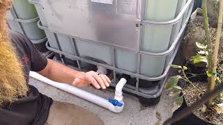 Plumbing IBC Tanks for Aquaponics A StepbyStep Guide [upl. by Nydnarb]