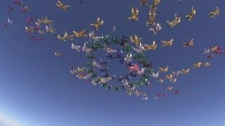 Skydiver dies during world record attempt in Arizona [upl. by Ecnarretal724]