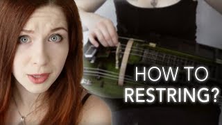 TUTORIAL How I restring a Melody String on my Hurdy Gurdy [upl. by Lili735]