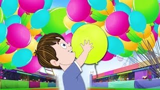 Balloon Song  Gubbare Hindi Rhyme for Children  Nursery Rhymes for Children [upl. by Enelyad]