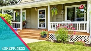 MUST SEE  30 Simple Front Porch Design Ideas  HOMEPPINESS [upl. by Carpenter116]