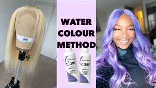 DIY Periwinkle Watercolor Hair Tutorial Beginner Friendly [upl. by Catina943]