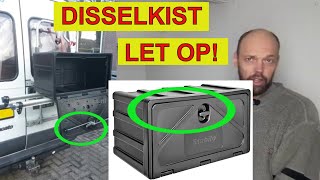 STABILO KUNSTSTOF DISSELBAK VOOR AANHANGER KUNSTSTOF DISSELKIST AANHANGWAGEN trucje 2021 [upl. by Kcirrag354]