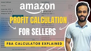 How to use Amazon Profit Calculator  Explained  Amazon Profit Calculation for Sellers 2024 [upl. by Filomena]