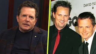 Michael J Fox Reacts to Matthew Perry Calling Him His Acting Inspiration Exclusive [upl. by Diamond880]