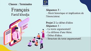 Leçon de français avec M Farid Khodja Classes terminales [upl. by Solhcin]