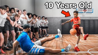 10 Year Old Basketball Prodigies DESTROY Grown Men [upl. by Sexton]