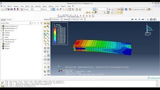 Abaqus Tutorial 1 for beginnersStatic Analysis [upl. by Aiden]