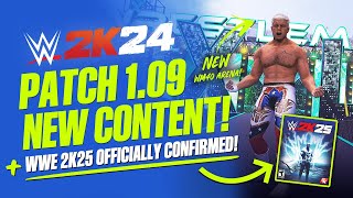 WWE 2K24 Patch 109 Full Details amp Hidden Content Plus WWE 2K25 Officially Confirmed [upl. by Bomke]