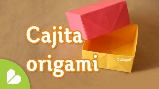 Como hacer Caja Origami BASICA y FACIL [upl. by Herriott]