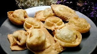 How To Make Crispy Fried Wonton  Perfect Wonton Recipe  Tumpas Recipes [upl. by Essie]