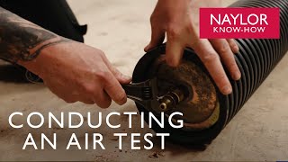 Conducting An Air Test With Naylor Drainage [upl. by Surazal]