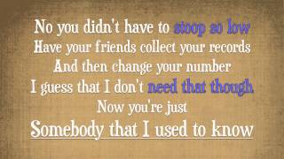 GOYTE FT KIMBRA  quotSOMEBODY I USED TO KNOWquot PIANO INSTRUMENTALKARAOKE BY TTHOMUSIC [upl. by Daveda365]