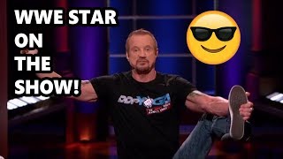 Shark Tank WWE Star On Shark Tank And Sharks Are Amazed Shark Tank Showcase [upl. by Bronk29]