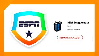 How to Remove Team Managers ESPN Fantasy [upl. by Earised]