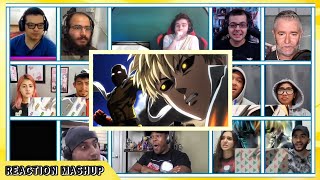 Saitama vs Genos Fight Reaction Mashup  One Punch Man Season 1 [upl. by Alicirp234]