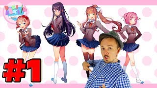 Doki Doki Literature Club  SCARY THIS HOW  1  Get Germanized Gaming [upl. by Krahling]