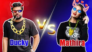 Ducky bhai VS Mathira 🔥 Ducky bahi roast by mathira  Aflatoon Memes [upl. by Yatnahs]