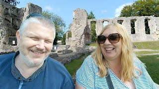 We Visit A PALACE  Bishops Waltham Palace Ruins Walking Tour [upl. by Llyrehc]