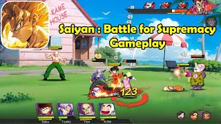 Saiyan Battle for Supremacy Game Gameplay [upl. by Wohlert651]