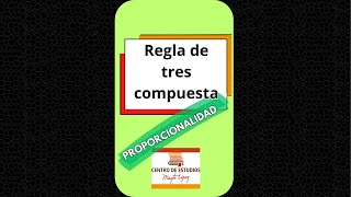 REGLA DE 3 compuesta ► shorts matematika proporcionalidad [upl. by Asylla]