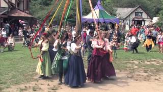 NYRF Peasant Maypole Dance 2016 [upl. by Ahsercal]