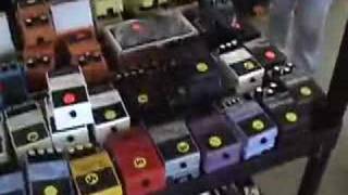 Vintage Guitar Effect Pedals at The Dallas Guitar Show 2008 [upl. by Olag]