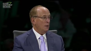 BlackRock CEO Fink US Won’t See Hard or Soft Landing in 2024 [upl. by Burkhardt879]