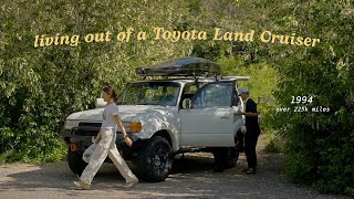 Living out of a 1994 Toyota Land Cruiser for 3 weeks  Roadtrip from California to Canada [upl. by Sholem]