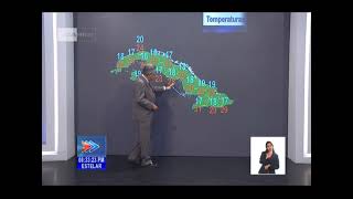 El tiempo en Cuba se mantendran las temperaturas frescas [upl. by Edina]