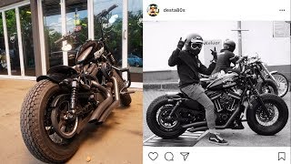 TESTRIDE MOTOR DESTA  SPORTSTER 48 quotBLACKEDEZquot motovlog Indonesia [upl. by Weatherley]