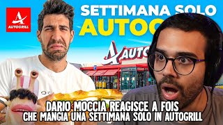 DARIO MOCCIA REAGISCE a FOIS che MANGIA UNA SETTIMANA SOLO in AUTOGRILL [upl. by Lihcox409]