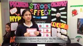 ExpoScience 2015 Stroop Effect [upl. by Bencion351]