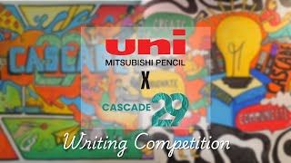 Cascade 29 Writing Competition  Uniball AIR  Perfect tool for students [upl. by Shien]