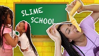 Pretend Slime Teacher vs Students Slime School Sick Day FAIL  New Toy School [upl. by Irwin]