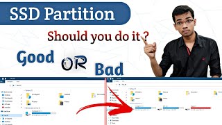 SSD Partition Good OR Bad  Should you divide SSD  HINDI [upl. by Atcele]