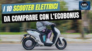 10 scooter elettrici da comprare con gli incentivi [upl. by Allekram]