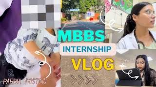 Internship vlog  Medical student life  yt mbbsdairies mbbs [upl. by Nathanoj]