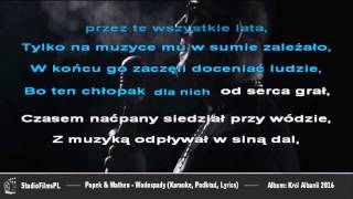 Popek amp Matheo  Wodospady Karaoke Podkład Lyrics [upl. by Ibbetson617]