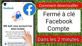 Comment débloquer un compte Facebook 2024  Déverrouillage du compte Facebook en 2 minutes [upl. by Icats]