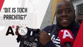 Ajaxfans lyrisch over het derde Ajaxtenue [upl. by Badr]