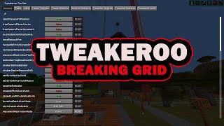 Tweakeroo Breaking Grid  Minecraft Mod Tutorial [upl. by Woo]