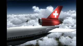 PMDG MD 11 Swissair [upl. by Steffie]