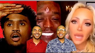 PopRoast Trey Songz Publicity Stunt Lil Uzis Hideous Piercing amp Courtside Karen [upl. by Oswin]